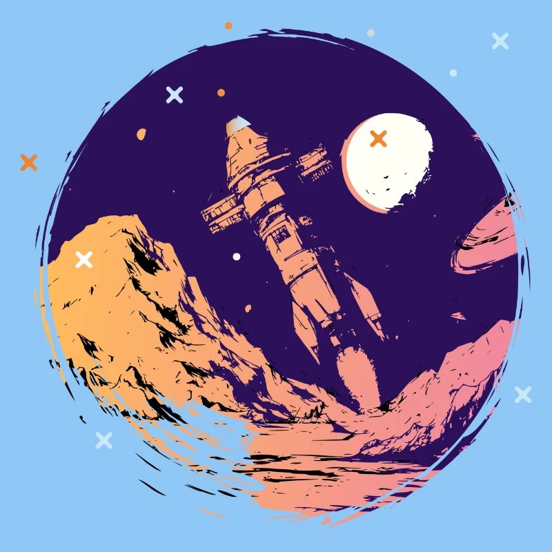 fusée espace école de l’espace début Allez nerd de l’espace