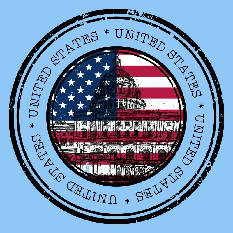 Drapeau du Capitole Cercle Emblème