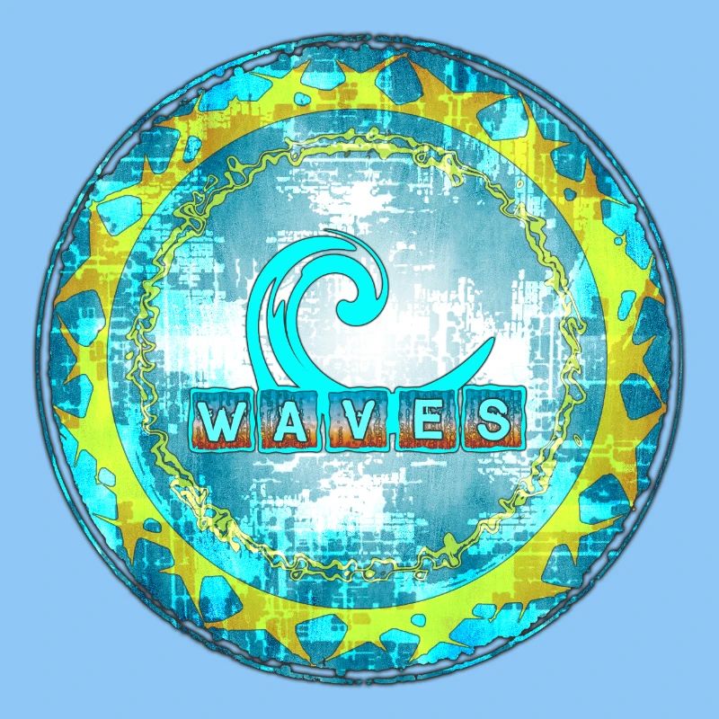 Abstract Waves Pattern