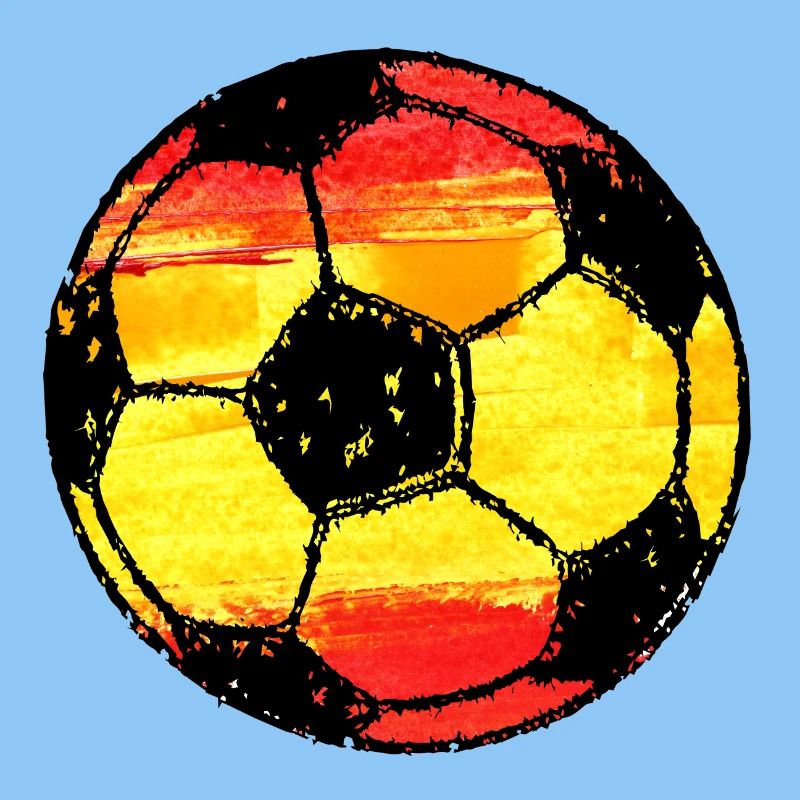 Fußball Spanien - rot gelb rot