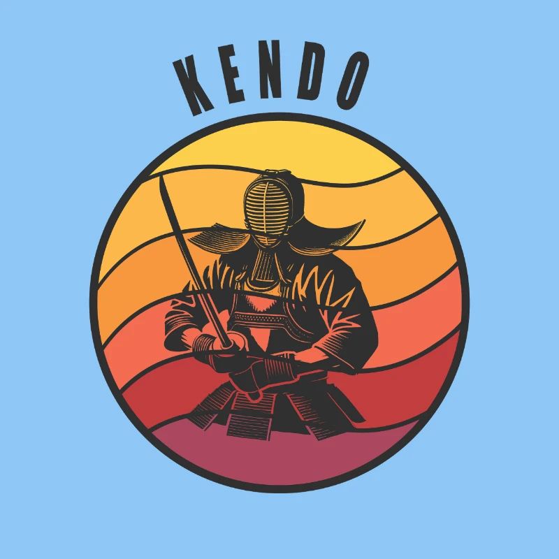 Retro Kendo Samurai Style
