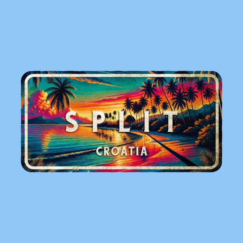 Split Croatia Sunset Design