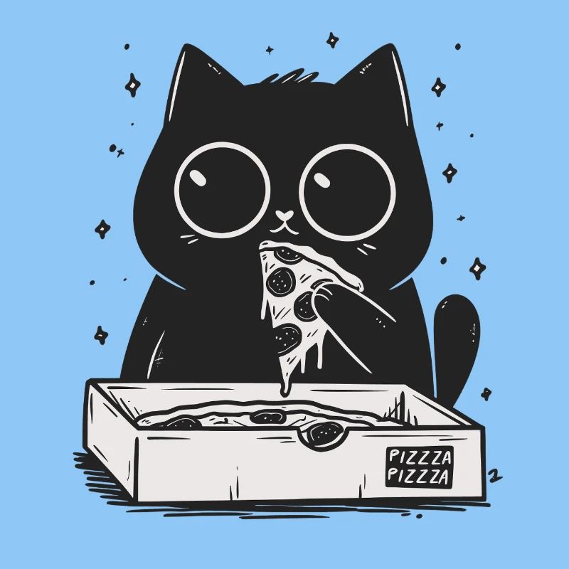Pizza kitty