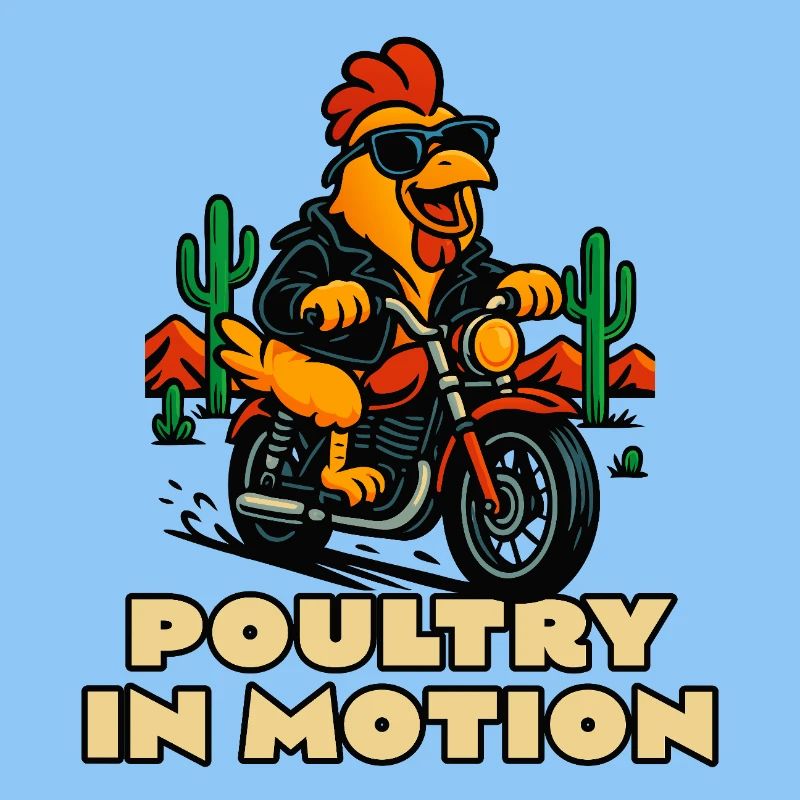 Poultry in Motion: Chicken biker