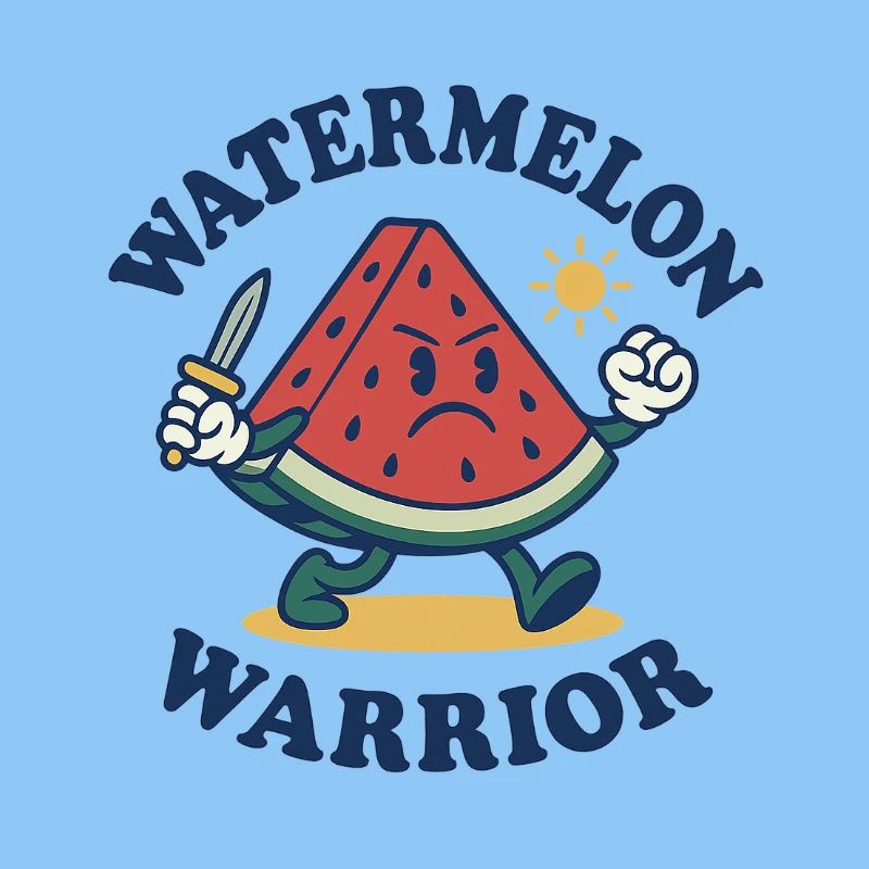 Wassermelonen-Krieger – Mutiges Schnittdesign