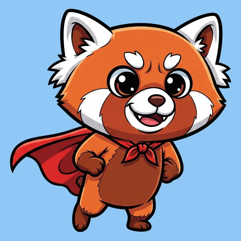 Superheldenkätzchen Design