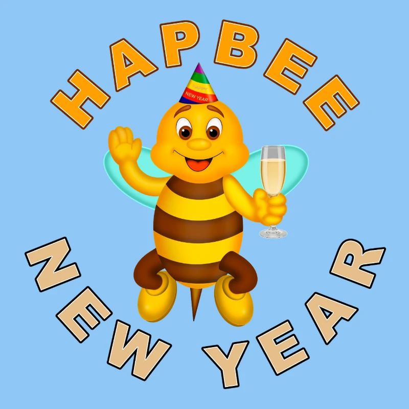 HAPBEE New Year with text 2