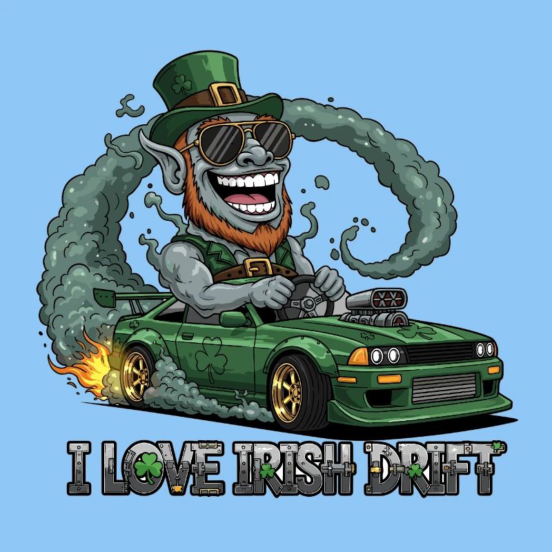 St. Patrick's Day Stunt Drift Design