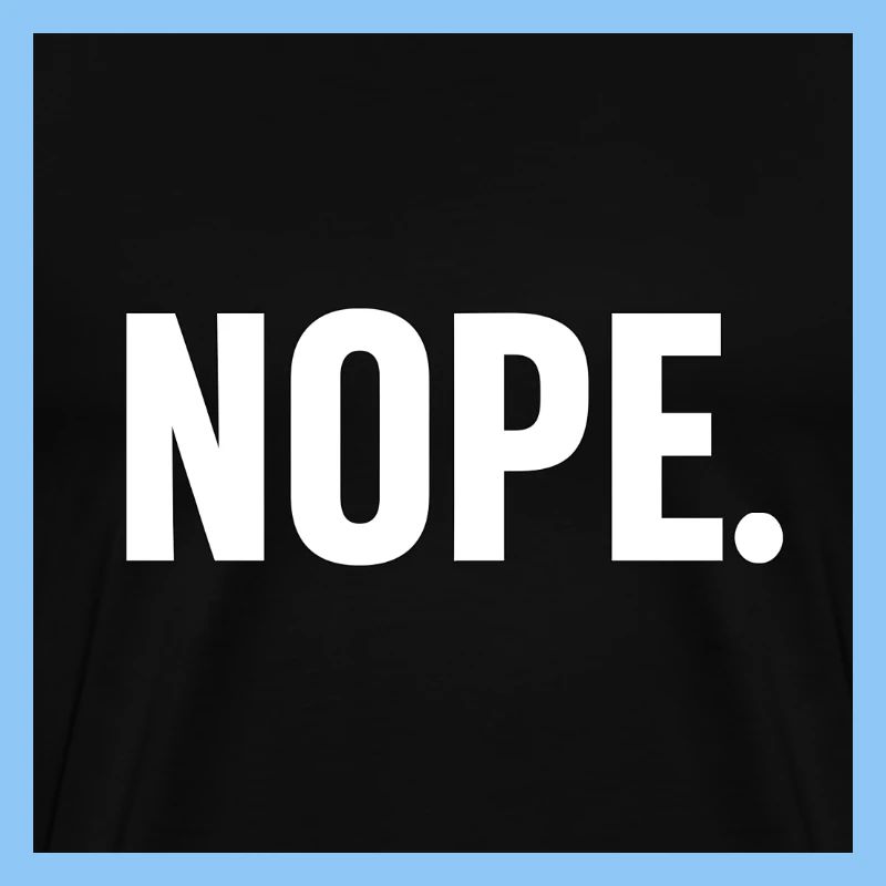 Minimalist NOPE Statement Design