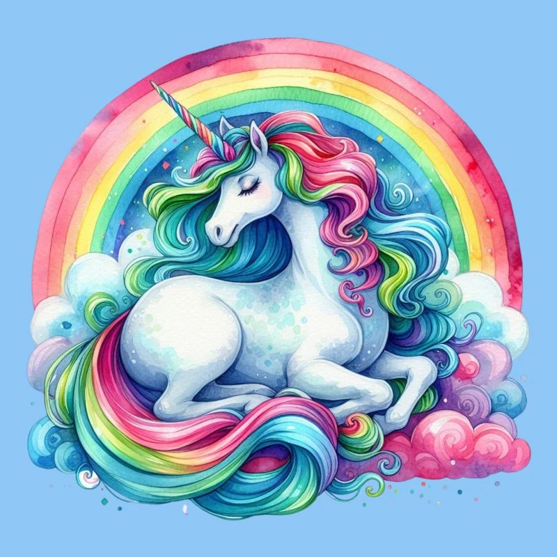 Regenbogen Traum Einhorn
