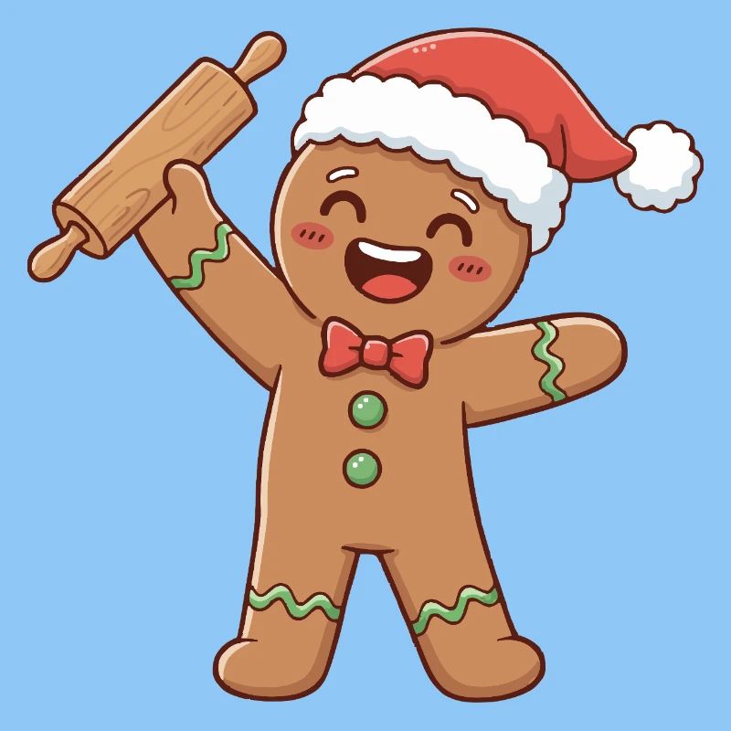 Christmas Baking Art Baker