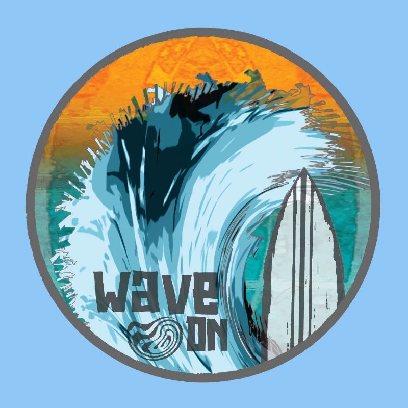 Wave in Surf Magic Patch