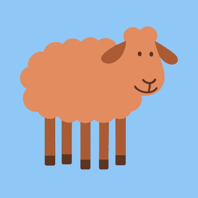 Sheep with 5 legs rare pearl