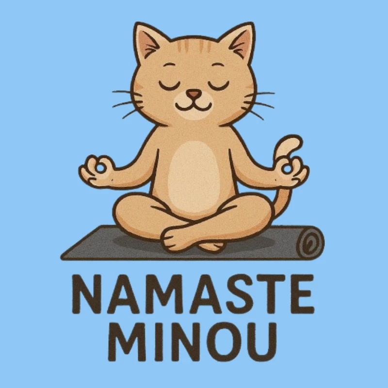 Namaste Zen Kitty