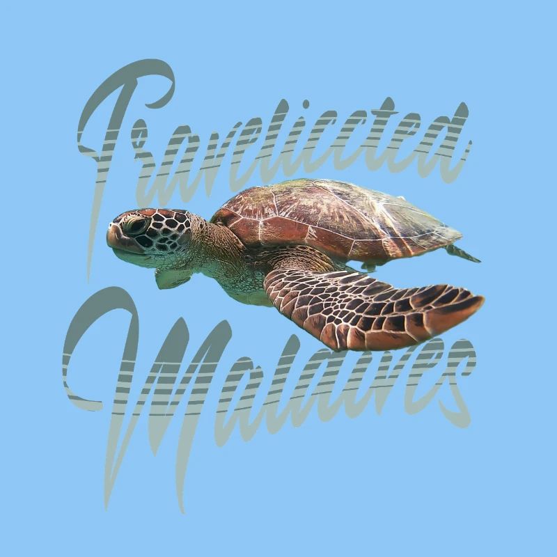 Malediven Schildkröte