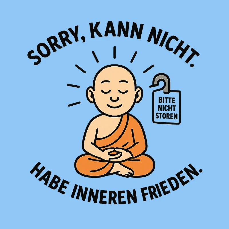 Innerer Frieden Mönch Spruch
