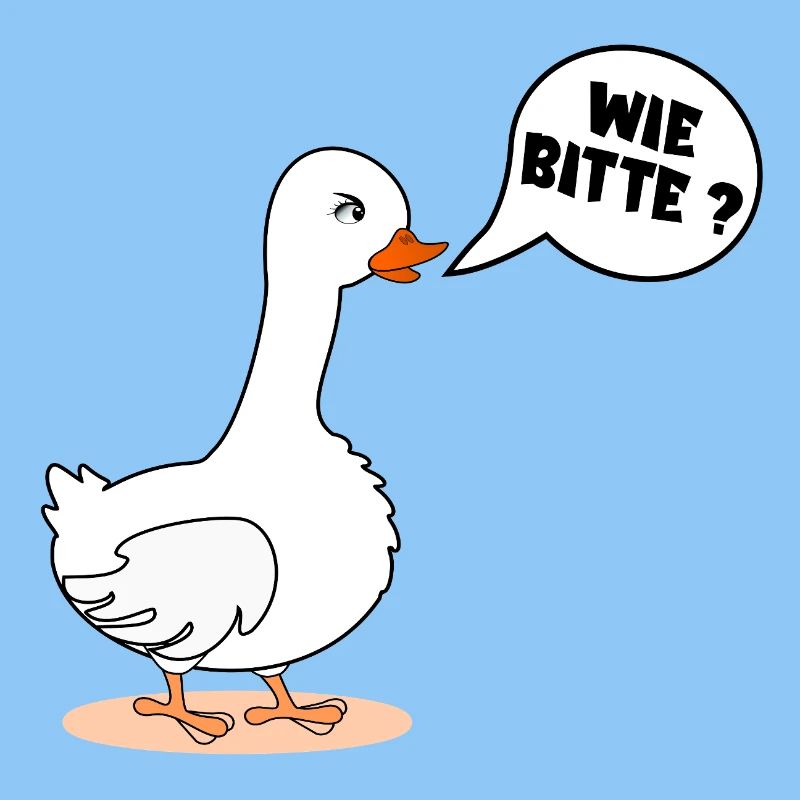 SELBSTBEWUSSTSEIN GANS WIE BITTE