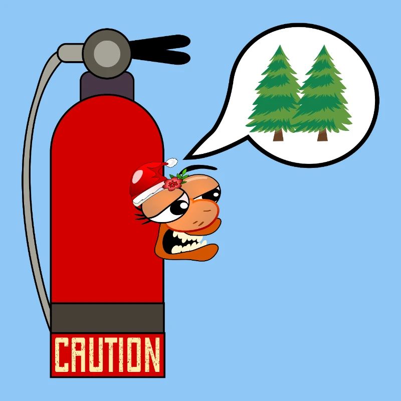CAUTION CHRISTMAS TREE FIRE