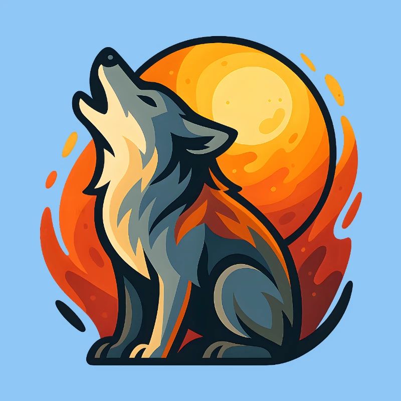 Wolf howling