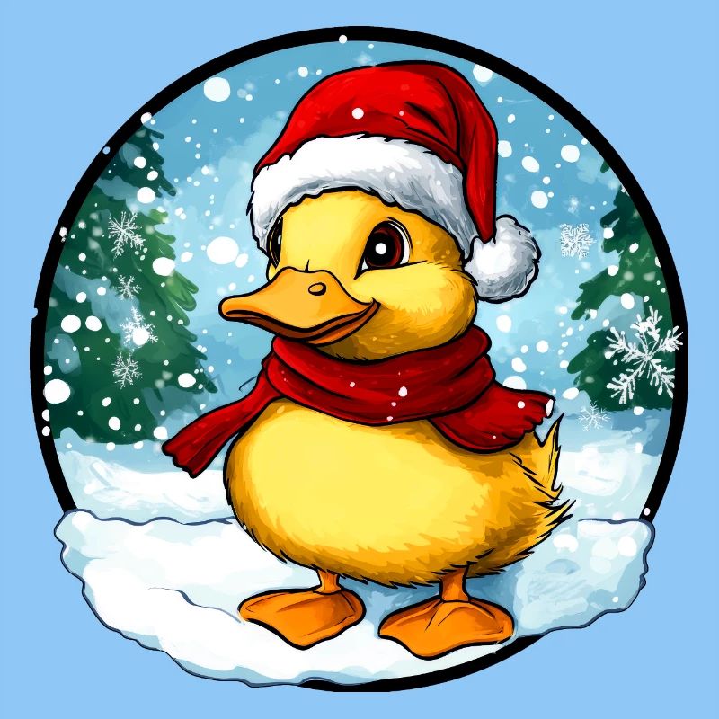 Weihnachtsmann Entchen