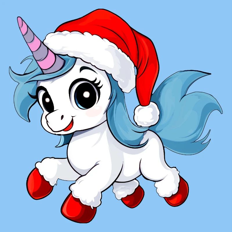 Einhörner Weihnachten