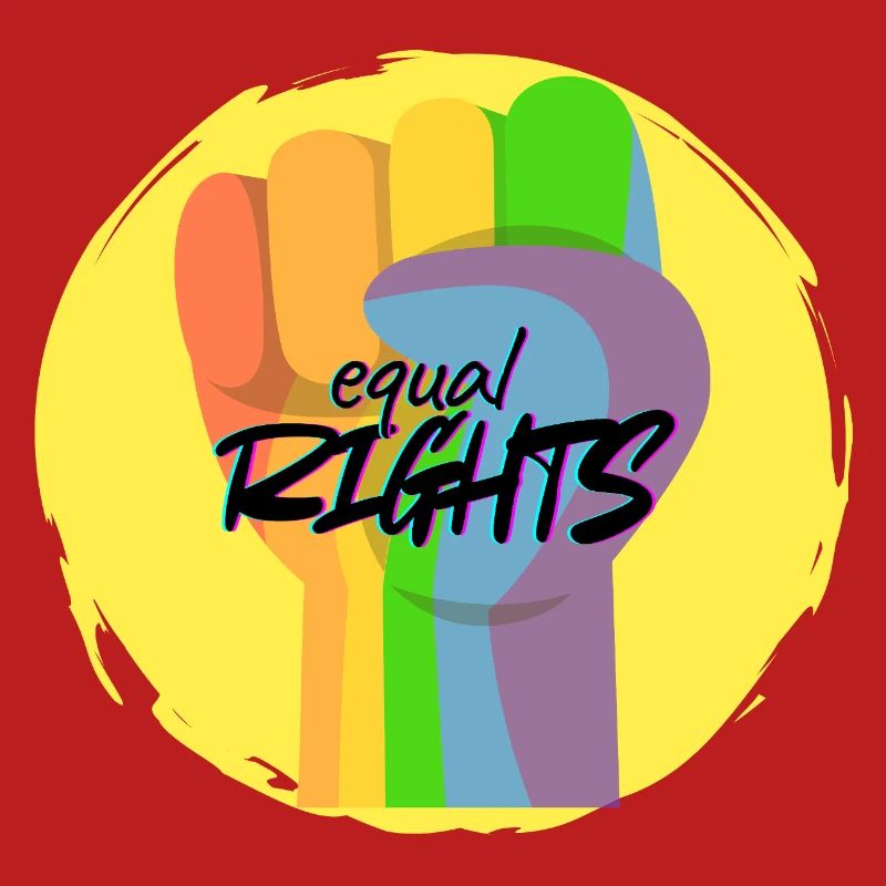 Regenbogenfaust Pride Gleichberechtigung