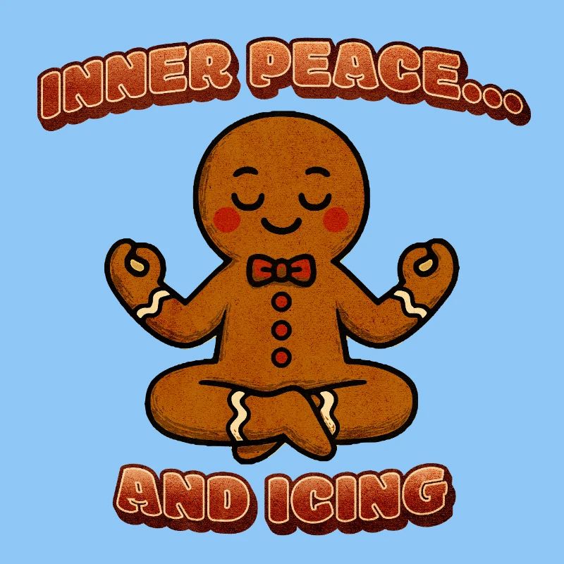 Inner Peace Gingerbread Meditationsfigur