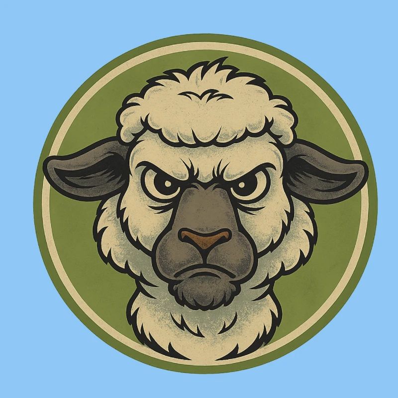 Wütendes Schaf Emblem