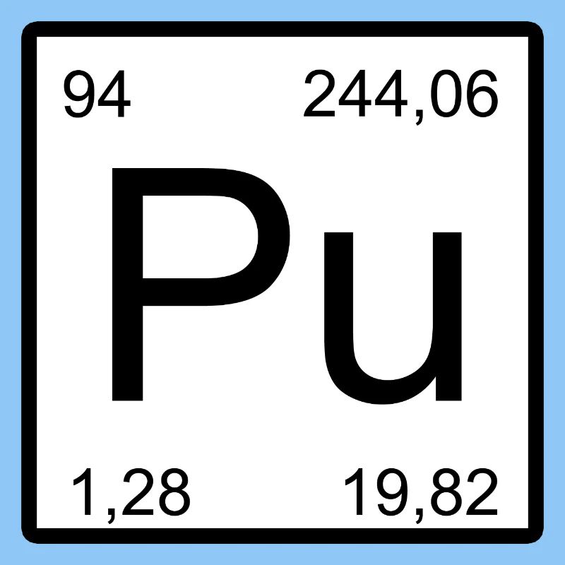 Pu Plutonium Element Design