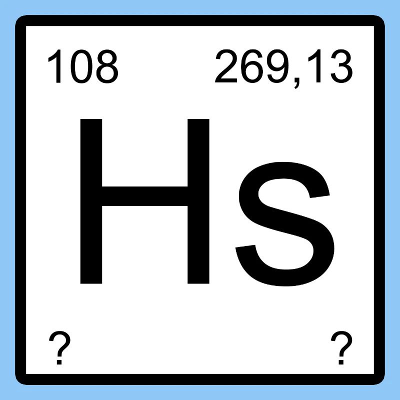 Monogramme élémentaire en hassium