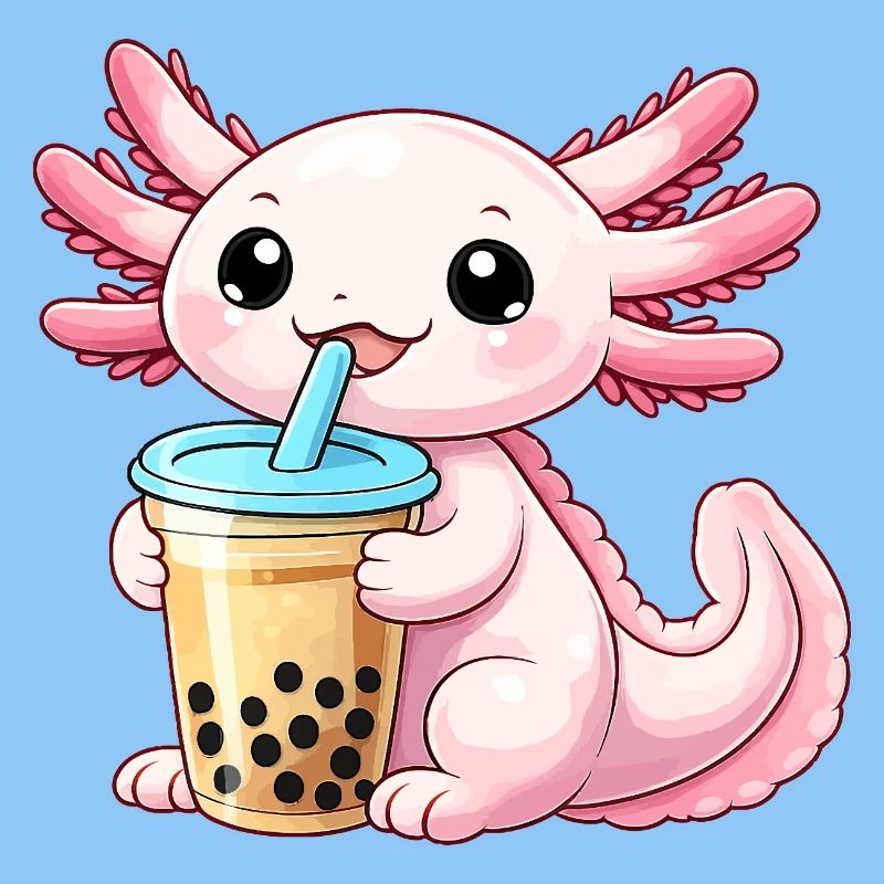 Bubble Tea Dragon Charm