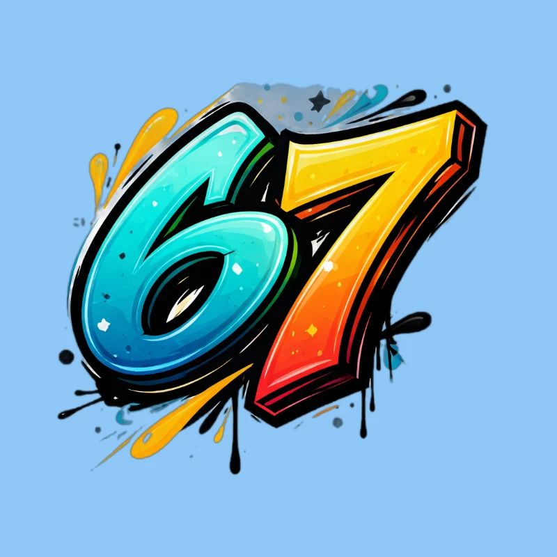 Explosion de couleurs Graffiti 67