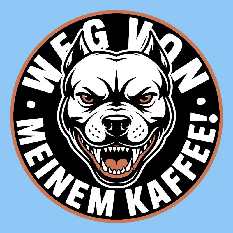Wütender Hund Kaffee Logo