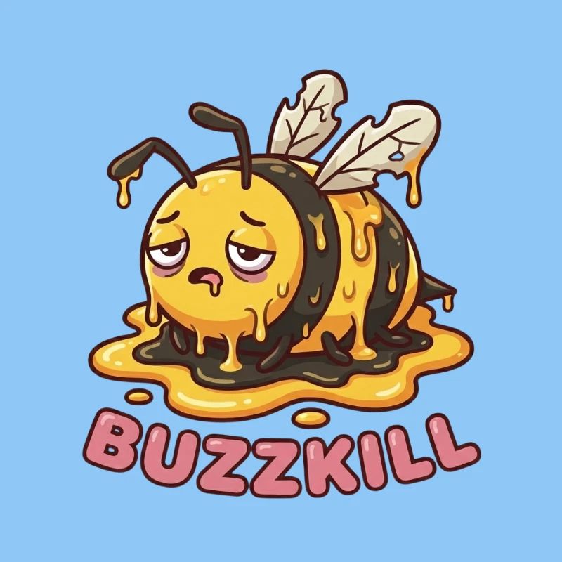 Don't Be A Buzzkiller – Lustiges Bienendesign