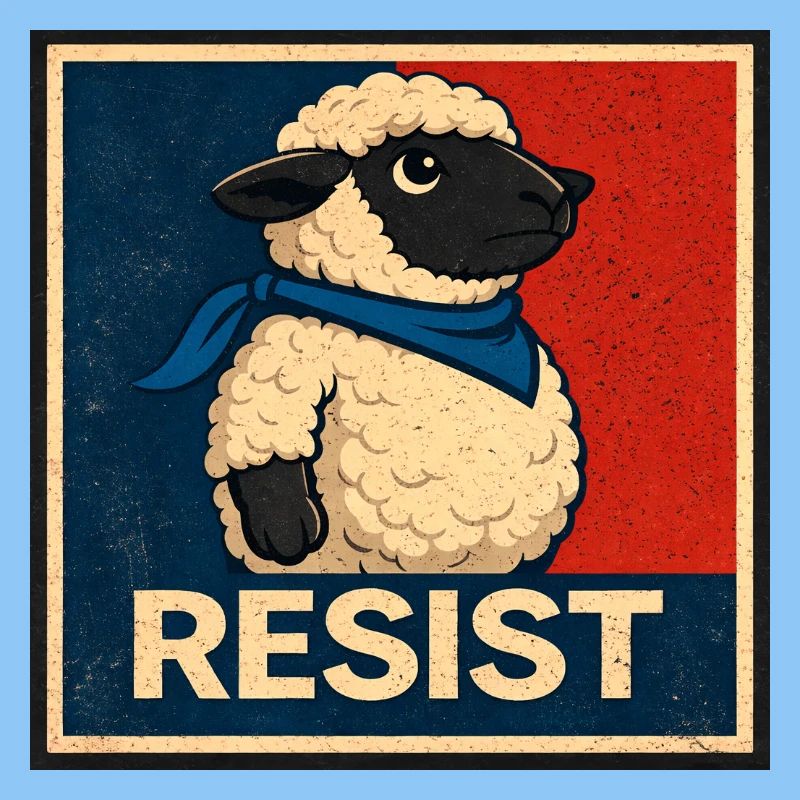 Widerstandslamm Poster