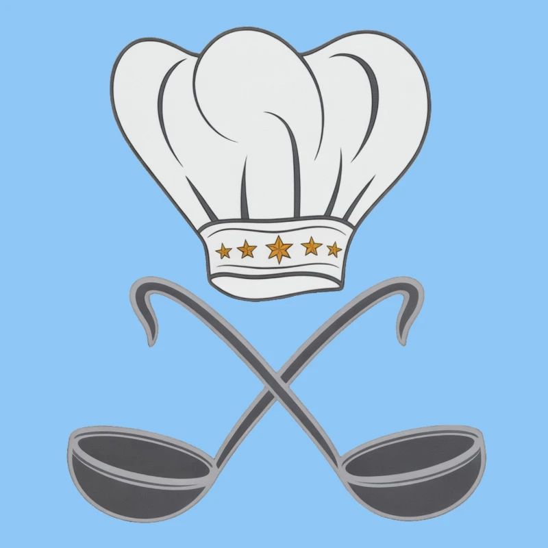 Chef's hat, spoon