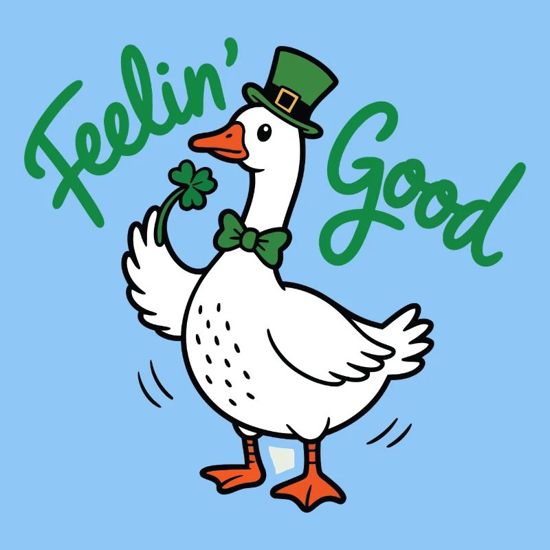 Duck Leprechaun qui se sent bien