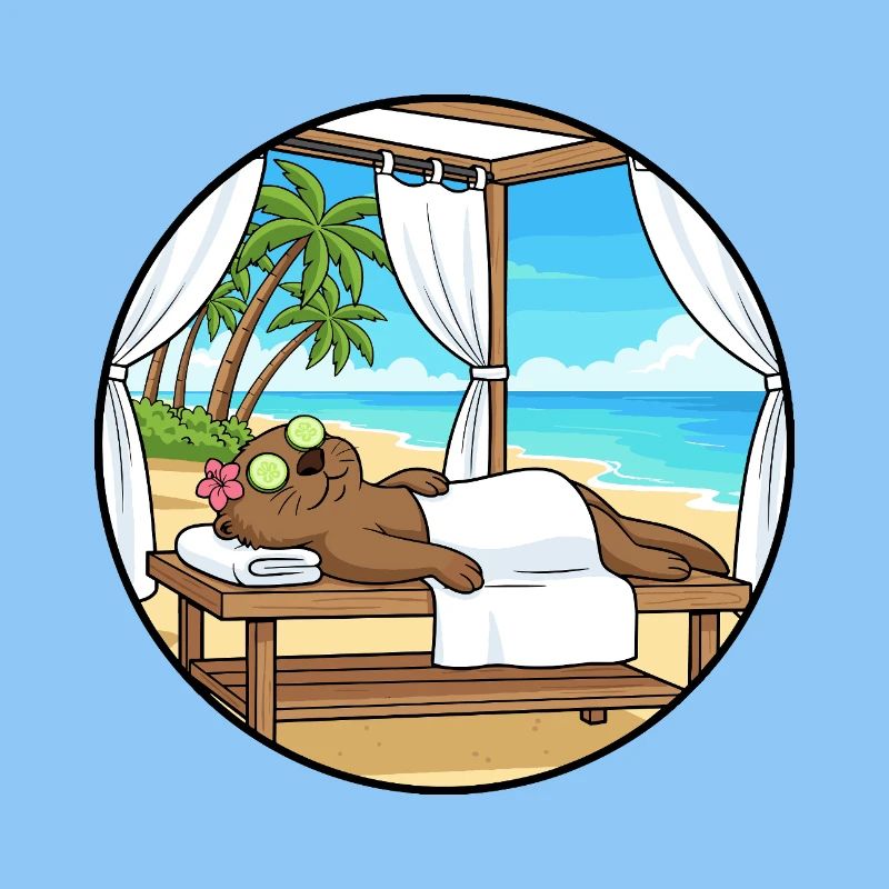 Spa de plage Loutre Art relaxant