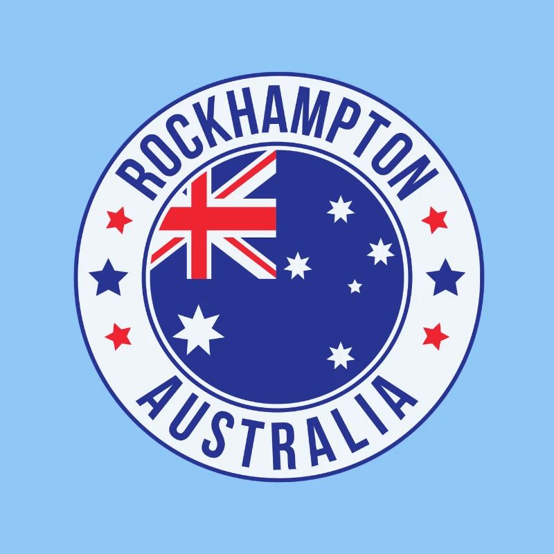 Rockhampton Australien-Emblem