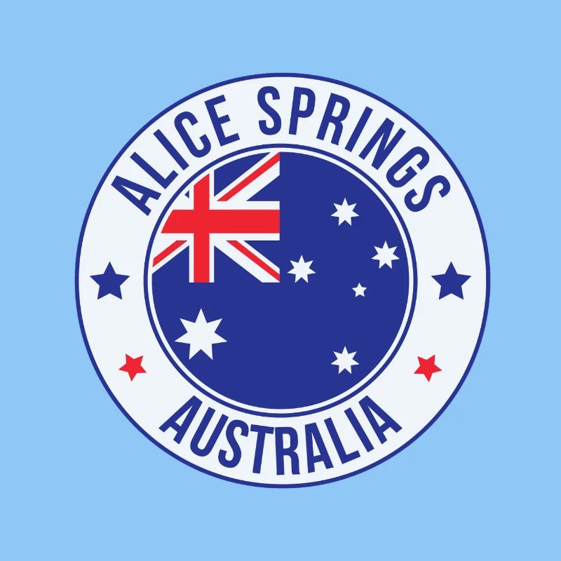 Alice Springs Australia Patch Emblem