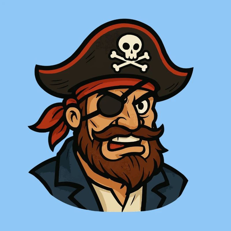 Capitaine pirate Cache-œil