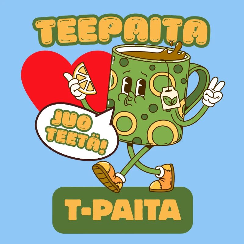 Teeshirt T-shirt - For tea lovers