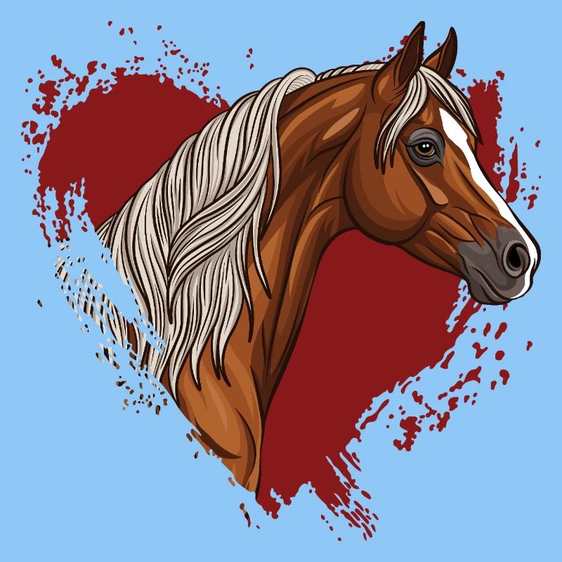 Ein Araberpferd und ein entmaterialisiertes Herz