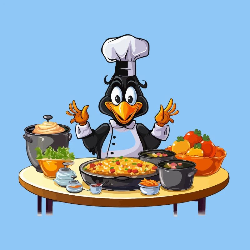 Kitchen Duck Chef Design