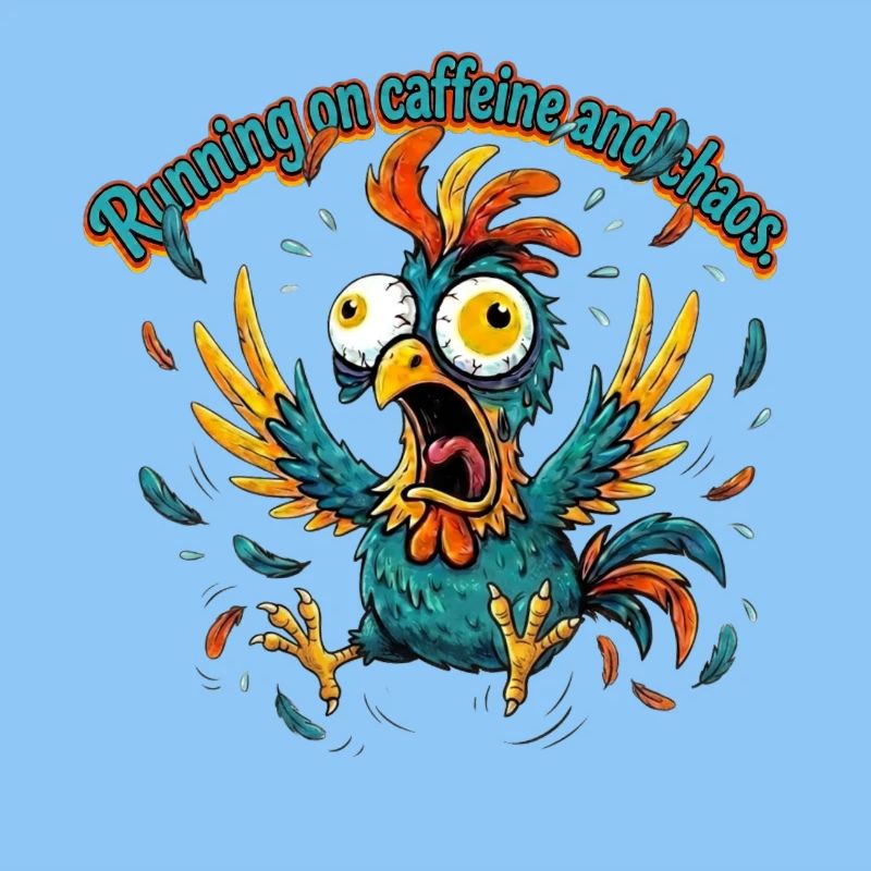Kaffee und Chaos Hahn-Design