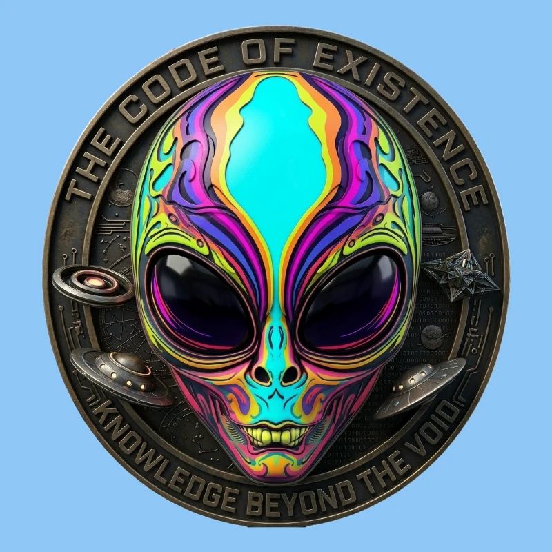Le Code de l’existence Art de science-fiction extraterrestre