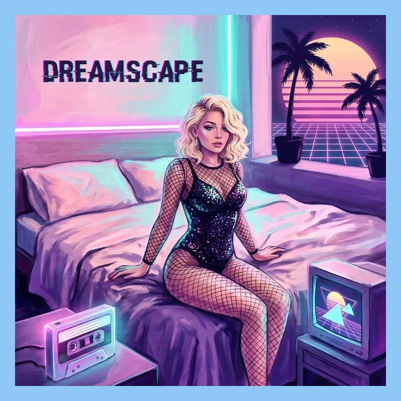 Traumlandschaft Neon-Diva