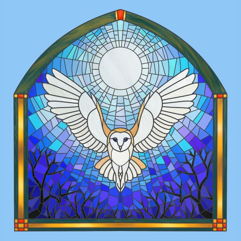 Hibou et Lune