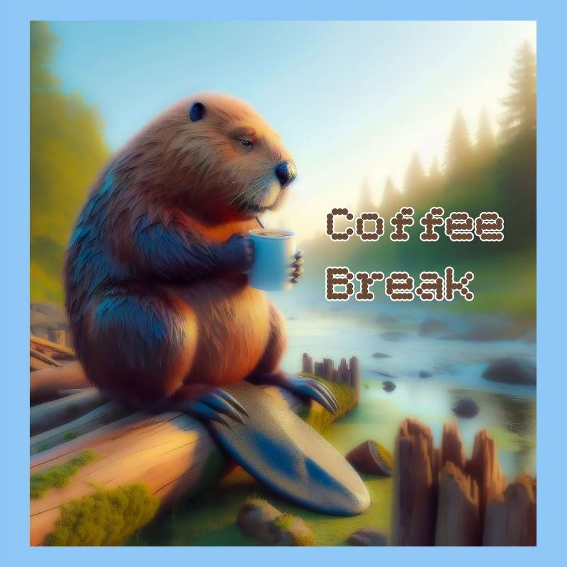 Pause-café castor