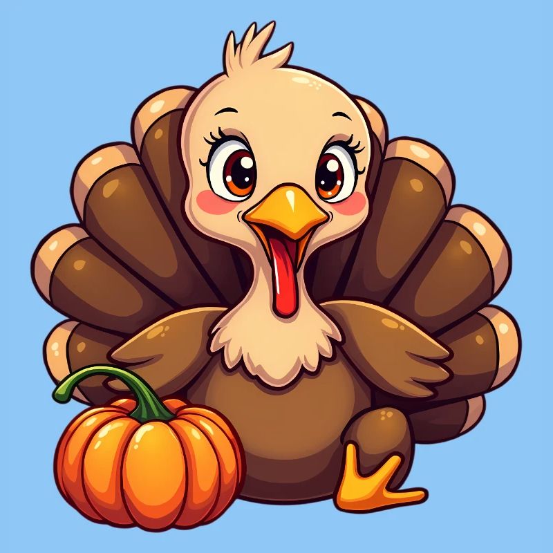 Bébé dinde de Thanksgiving
